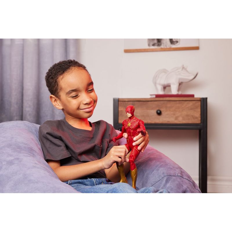 Jucarii, Copii si Bebe - Jucarii si jocuri - Figurine - Batman figurina the flash costum rosu 30 cm - Infinity.ro