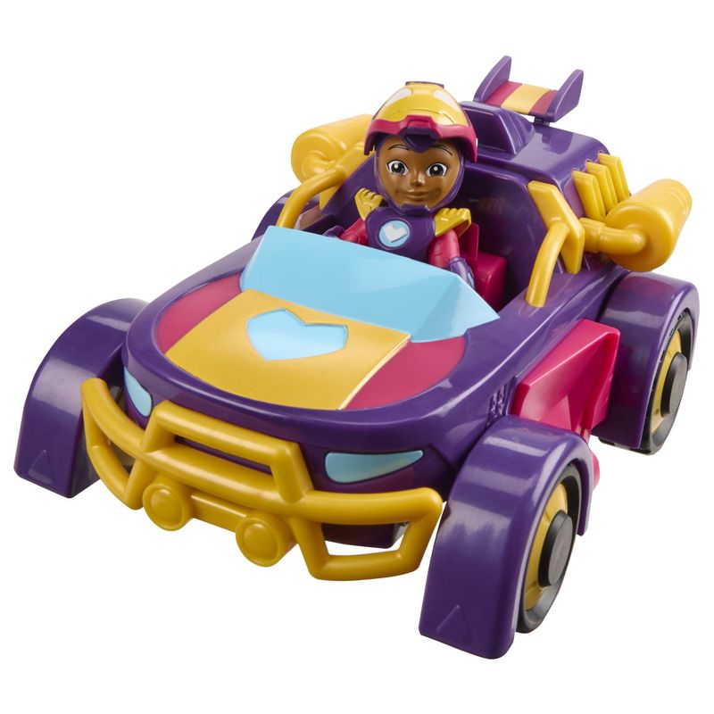 Jucarii, Copii si Bebe - Jucarii si jocuri - Figurine - Marvel Iron Man si prietenii sai uimitori set vehicul 2 in 1 si figurina Iron heart - Infinity.ro