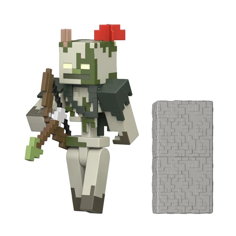 Jucarii, Copii si Bebe - Jucarii si jocuri - Figurine - Minecraft craft a block figurina bogged 8 cm - Infinity.ro