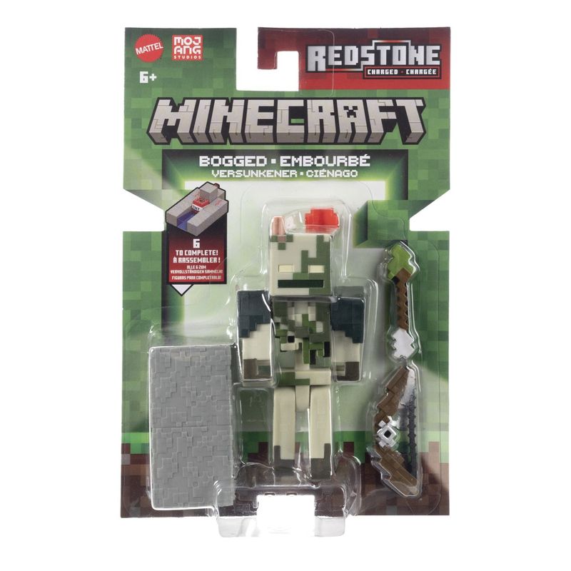 Jucarii, Copii si Bebe - Jucarii si jocuri - Figurine - Minecraft craft a block figurina bogged 8 cm - Infinity.ro