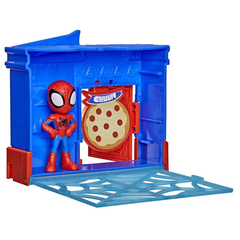 Jucarii, Copii si Bebe - Jucarii si jocuri - Figurine - Spidey si prietenii lui uimitori Marvel mini set pizzeria cu figurina si accesorii - Infinity.ro