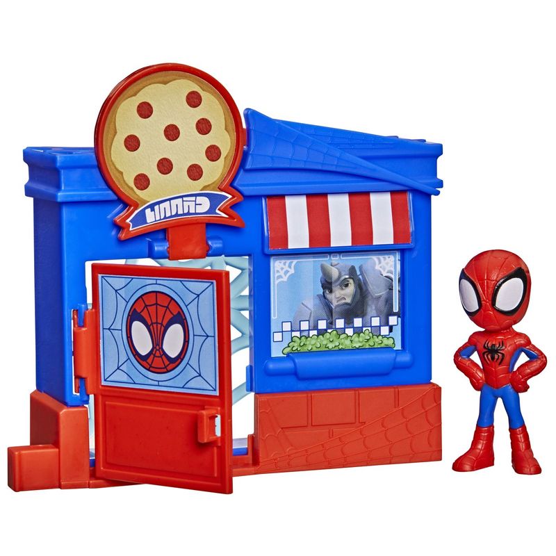 Jucarii, Copii si Bebe - Jucarii si jocuri - Figurine - Spidey si prietenii lui uimitori Marvel mini set pizzeria cu figurina si accesorii - Infinity.ro