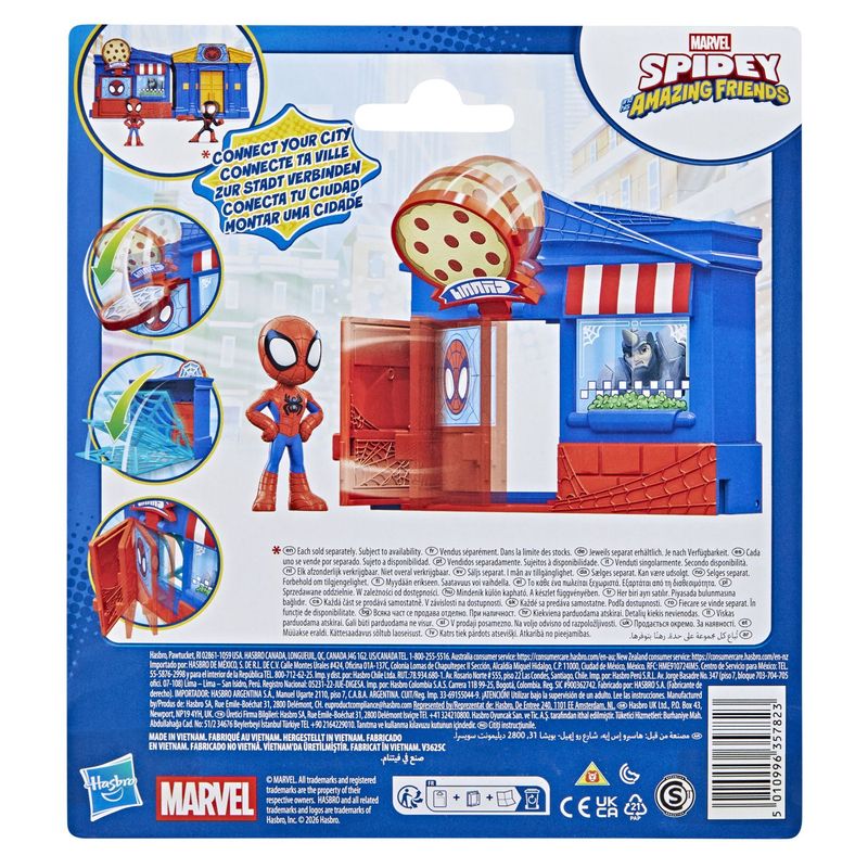Jucarii, Copii si Bebe - Jucarii si jocuri - Figurine - Spidey si prietenii lui uimitori Marvel mini set pizzeria cu figurina si accesorii - Infinity.ro