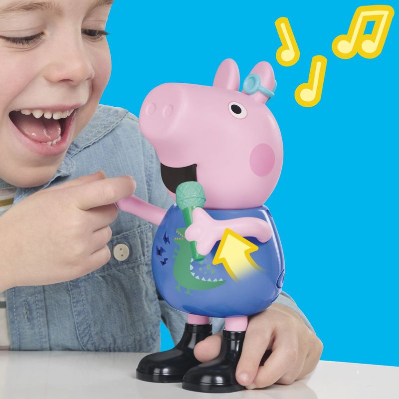 Jucarii, Copii si Bebe - Jucarii si jocuri - Jucarii & jocuri educative - Jucarii interactive - Peppa Pig figurina george interactiva canta si glumeste - Infinity.ro