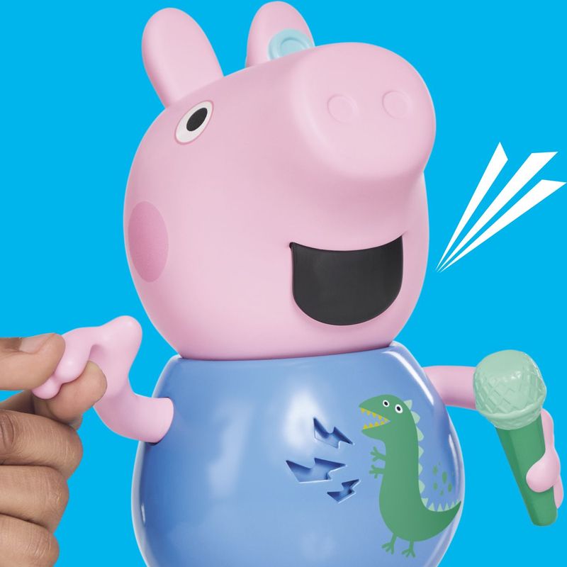 Jucarii, Copii si Bebe - Jucarii si jocuri - Jucarii & jocuri educative - Jucarii interactive - Peppa Pig figurina george interactiva canta si glumeste - Infinity.ro