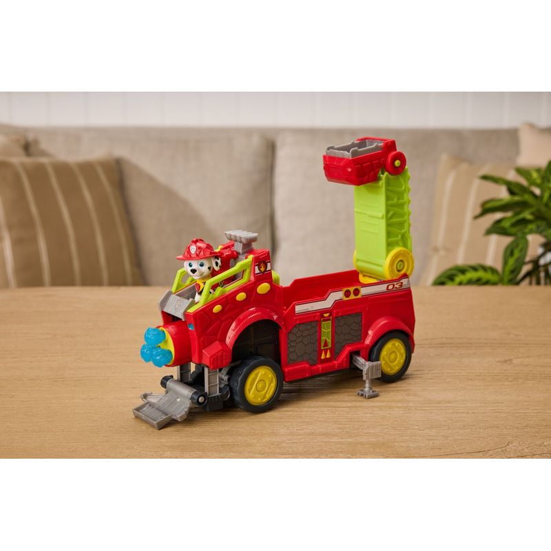 Jucarii, Copii si Bebe - Jucarii si jocuri - Figurine - Patrula catelusilor filmul cu dinozauri set vehicul dino de pompieri cu figurina marshall si accesorii - Infinity.ro