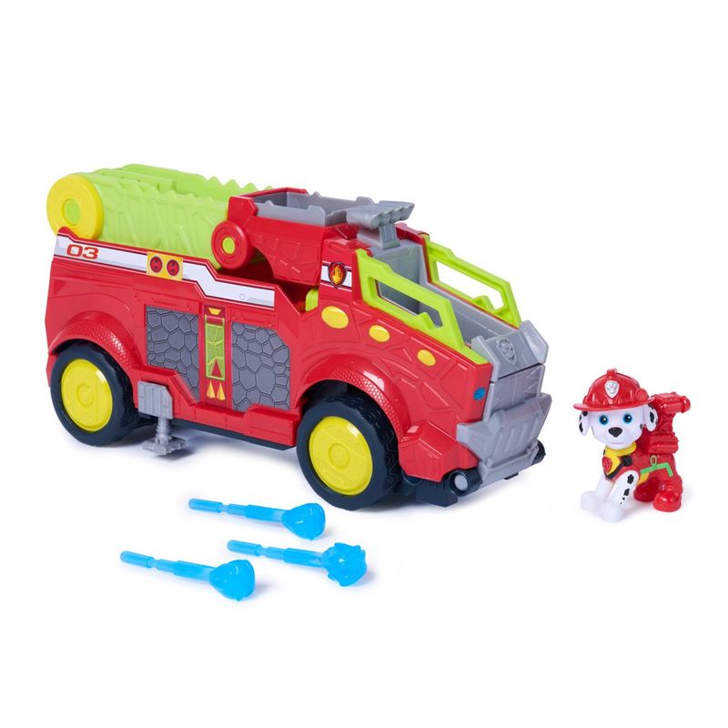 Jucarii, Copii si Bebe - Jucarii si jocuri - Figurine - Patrula catelusilor filmul cu dinozauri set vehicul dino de pompieri cu figurina marshall si accesorii - Infinity.ro