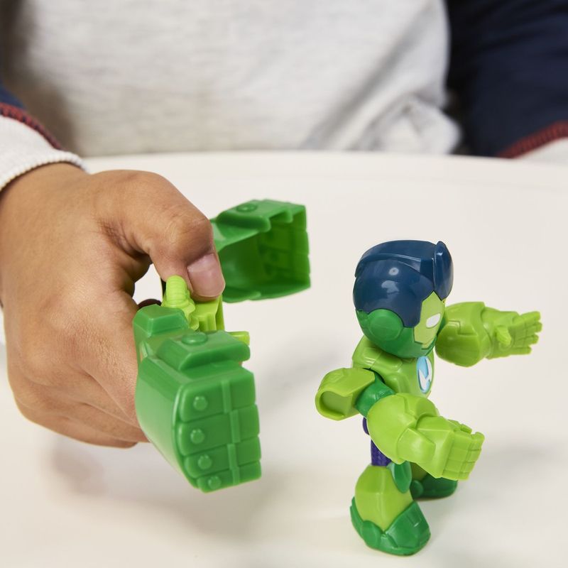 Jucarii, Copii si Bebe - Jucarii si jocuri - Figurine - Marvel Iron Man si prietenii sai uimitori figurina Iron Hulk 7.6 cm - Infinity.ro