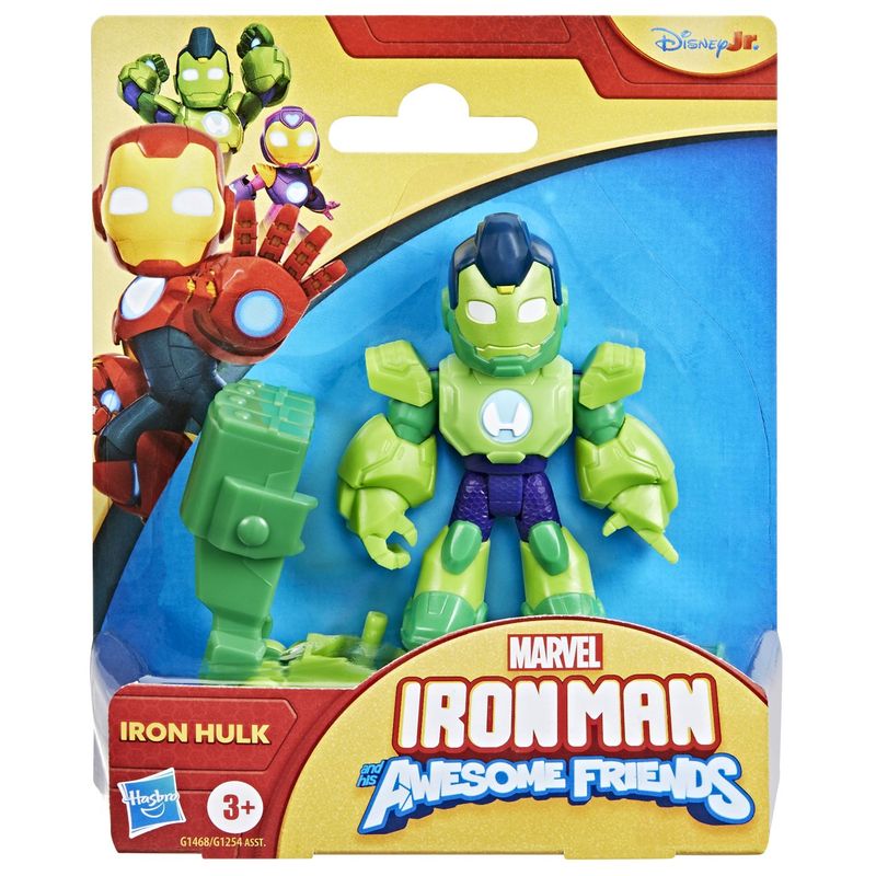 Jucarii, Copii si Bebe - Jucarii si jocuri - Figurine - Marvel Iron Man si prietenii sai uimitori figurina Iron Hulk 7.6 cm - Infinity.ro