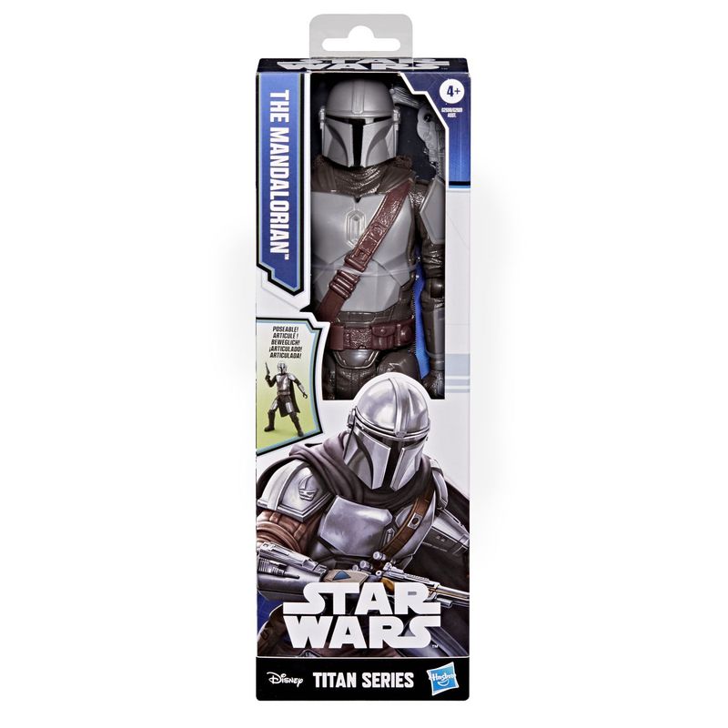 Jucarii, Copii si Bebe - Jucarii si jocuri - Figurine - Star Wars Titan Series figurina mandalorianul 30 cm - Infinity.ro