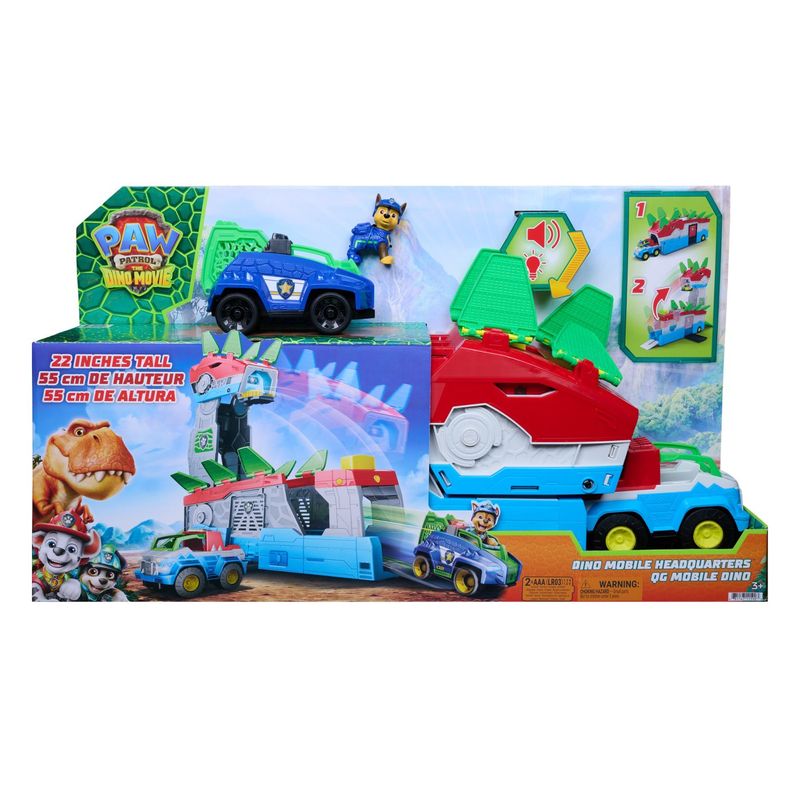 Jucarii, Copii si Bebe - Jucarii si jocuri - Figurine - Patrula catelusilor filmul cu dinozauri set sediu mobil dino cu figurina si accesorii - Infinity.ro