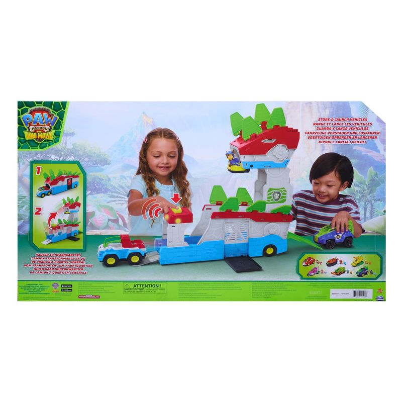 Jucarii, Copii si Bebe - Jucarii si jocuri - Figurine - Patrula catelusilor filmul cu dinozauri set sediu mobil dino cu figurina si accesorii - Infinity.ro
