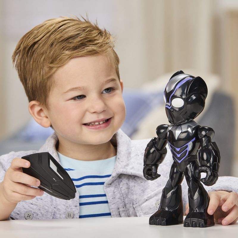 Jucarii, Copii si Bebe - Jucarii si jocuri - Figurine - Marvel Iron Man si prietenii sai uimitori figurina black panther 22 cm - Infinity.ro