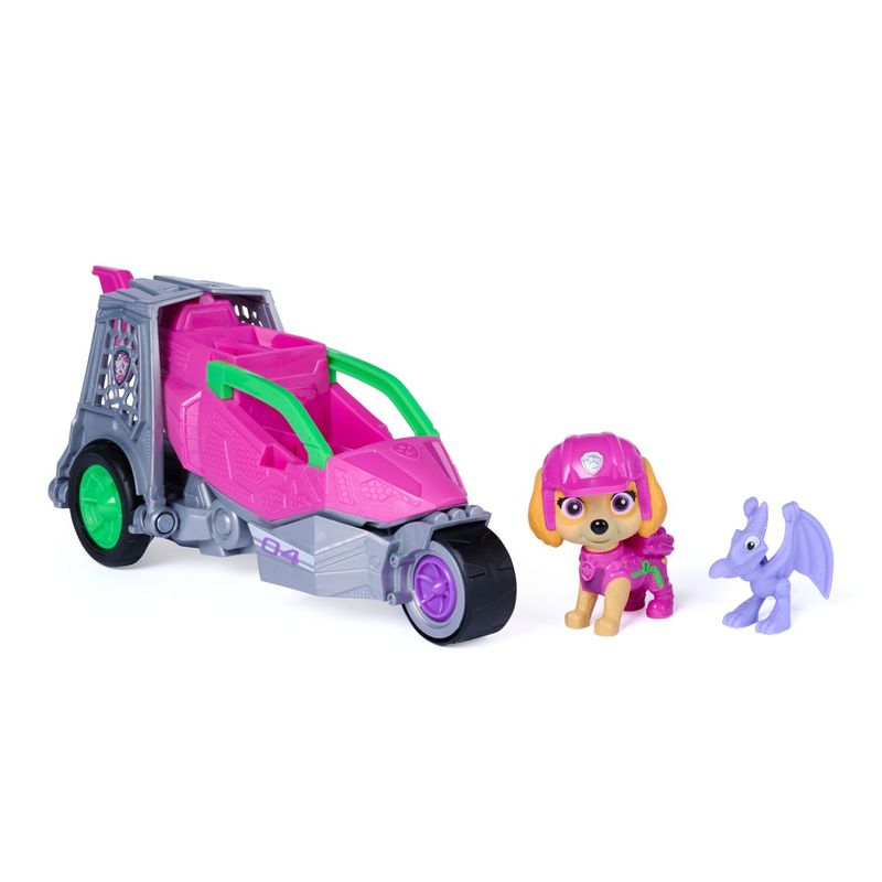 Jucarii, Copii si Bebe - Jucarii si jocuri - Figurine - Patrula catelusilor filmul cu dinozauri set dino vehicul avion cu figurina skye si accesorii 15 cm - Infinity.ro