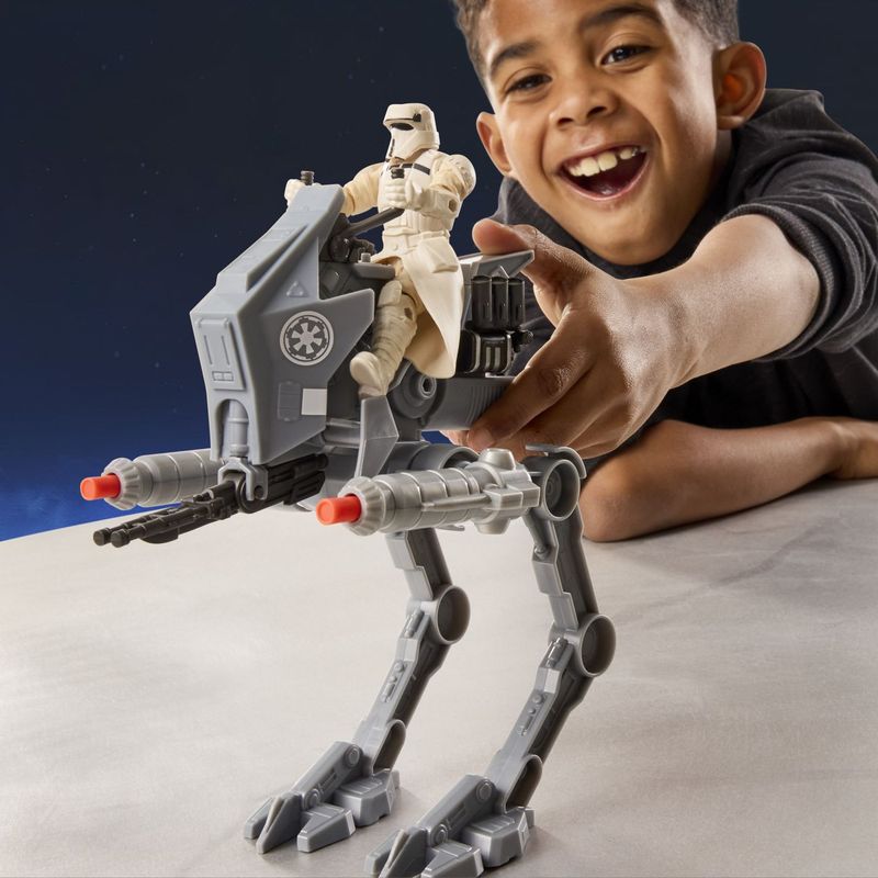 Jucarii, Copii si Bebe - Jucarii si jocuri - Figurine - Star Wars mandalorian si grogu action verse set figurina imperial driver si vehicul ar rt cu accesorii - Infinity.ro