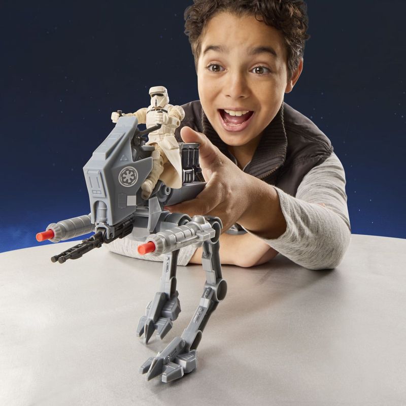 Jucarii, Copii si Bebe - Jucarii si jocuri - Figurine - Star Wars mandalorian si grogu action verse set figurina imperial driver si vehicul ar rt cu accesorii - Infinity.ro