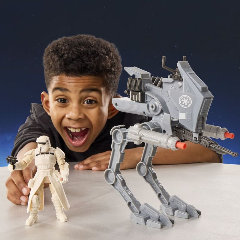Jucarii, Copii si Bebe - Jucarii si jocuri - Figurine - Star Wars mandalorian si grogu action verse set figurina imperial driver si vehicul ar rt cu accesorii - Infinity.ro