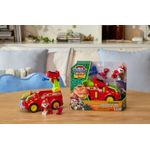 Jucarii, Copii si Bebe - Jucarii si jocuri - Figurine - Patrula catelusilor filmul cu dinozauri set dino vehicul de pompieri cu figurina marshall si accesorii 15 cm - Infinity.ro