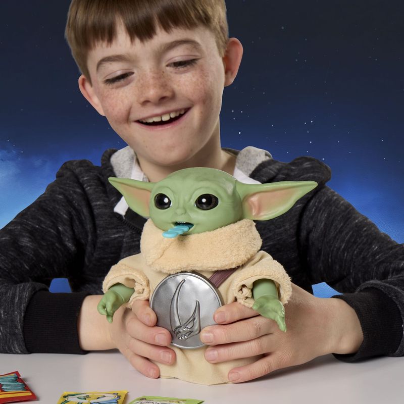 Jucarii, Copii si Bebe - Jucarii si jocuri - Figurine - Star Wars mandalorian si grogu set figurina grogu si accesorii gustari 16.5 cm - Infinity.ro