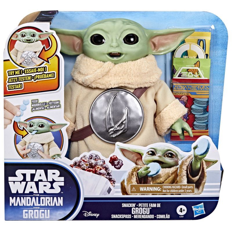Jucarii, Copii si Bebe - Jucarii si jocuri - Figurine - Star Wars mandalorian si grogu set figurina grogu si accesorii gustari 16.5 cm - Infinity.ro