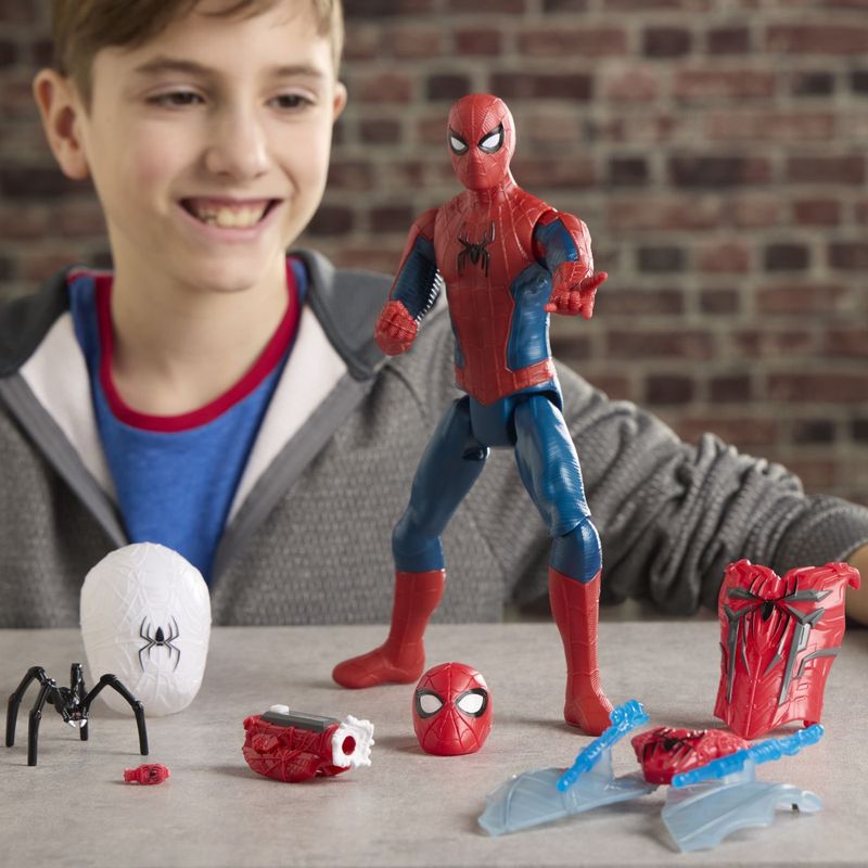 Jucarii, Copii si Bebe - Jucarii si jocuri - Figurine - Marvel Spider Man set de joaca echipamentul suprem al lui Spider Man cu figurina si accesorii - Infinity.ro