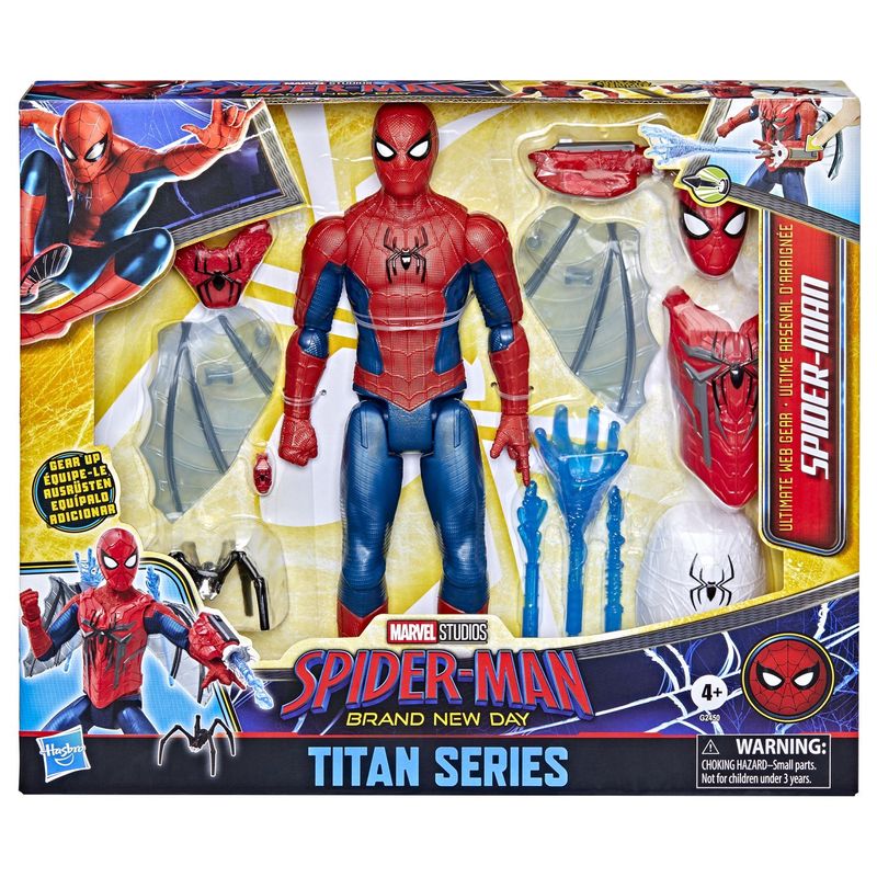 Jucarii, Copii si Bebe - Jucarii si jocuri - Figurine - Marvel Spider Man set de joaca echipamentul suprem al lui Spider Man cu figurina si accesorii - Infinity.ro