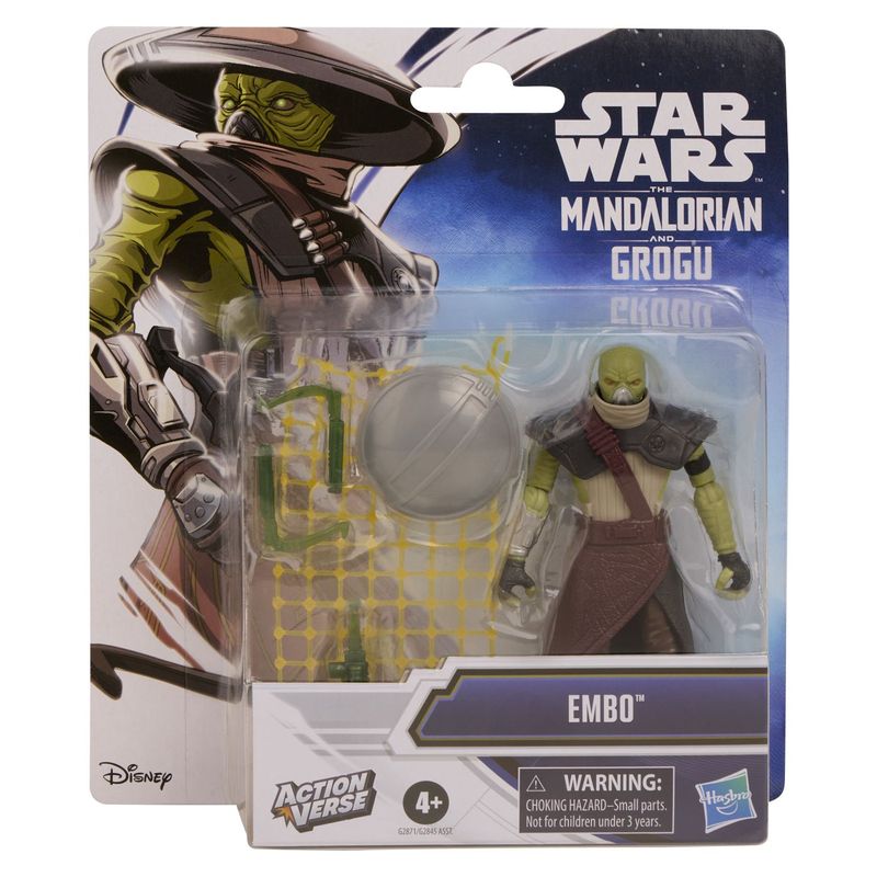 Jucarii, Copii si Bebe - Jucarii si jocuri - Figurine - Star Wars mandalorian si grogu action verse set figurina embo si accesorii - Infinity.ro