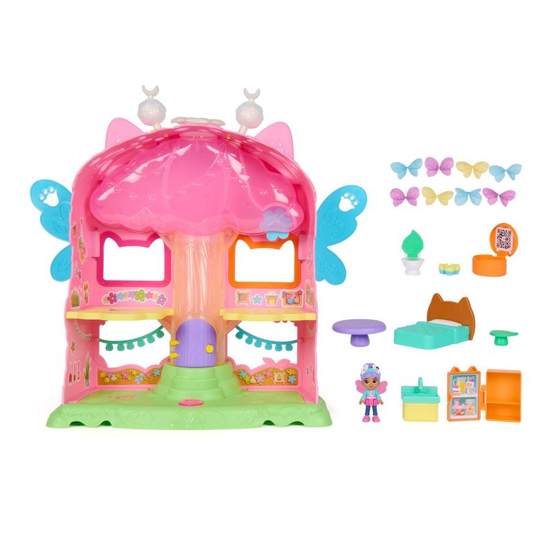 Jucarii, Copii si Bebe - Jucarii si jocuri - Figurine - Gabbys Dollhouse Fairylandia set de joaca zana magica flutter cu figurina Gabby inclusa - Infinity.ro