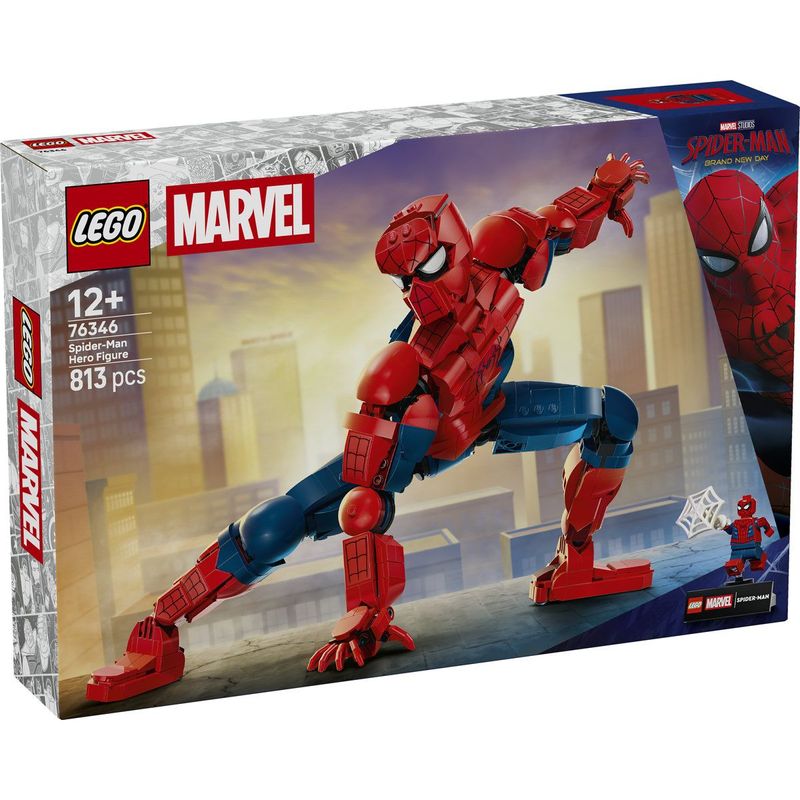 Jucarii, Copii si Bebe - Jucarii si jocuri - Figurine - LEGO Marvel Spiderman figurina erou omul paianjen 76346 - Infinity.ro
