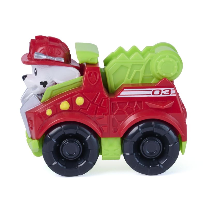 Jucarii, Copii si Bebe - Jucarii si jocuri - Figurine - Patrula catelusilor filmul cu dinozauri pup squad racers vehicul cu figurina marshall 6.5 cm - Infinity.ro
