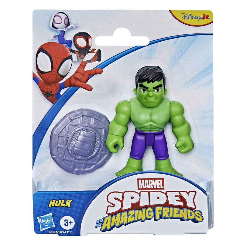 Jucarii, Copii si Bebe - Jucarii si jocuri - Figurine - Spidey si prietenii lui uimitori Marvel set figurina Hulk si accesorii - Infinity.ro
