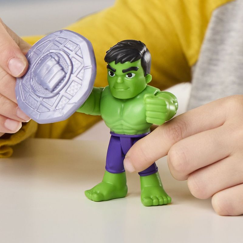Jucarii, Copii si Bebe - Jucarii si jocuri - Figurine - Spidey si prietenii lui uimitori Marvel set figurina Hulk si accesorii - Infinity.ro