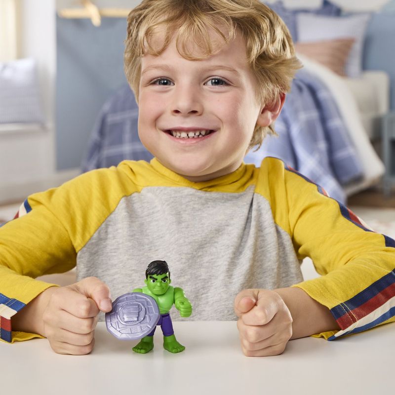 Jucarii, Copii si Bebe - Jucarii si jocuri - Figurine - Spidey si prietenii lui uimitori Marvel set figurina Hulk si accesorii - Infinity.ro