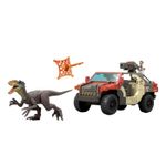 Jucarii, Copii si Bebe - Jucarii si jocuri - Vehicule si jucarii cu telecomanda - Masinute - Jurassic World rebirth set vehicul de lupta launch n battle cu figurine si accesorii - Infinity.ro