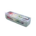 Jucarii, Copii si Bebe - Hrana si alaptare - Biberoane, suzete si accesorii hranire - Articole hranire bebelusi - Cutie snack 4 compartimente, melii - Infinity.ro