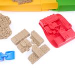Jucarii, Copii si Bebe - Jucarii si jocuri - Jucarii & jocuri educative - Pasta, lut si nisip modelabil - Kinetic Sand set zona de constructii - Infinity.ro