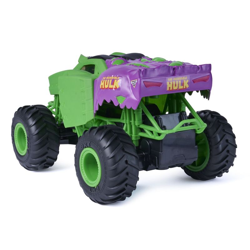 Jucarii, Copii si Bebe - Jucarii si jocuri - Vehicule si jucarii cu telecomanda - Masinute - Monster Jam Marvel camion gigant RC cu telecomanda incredibilul Hulk - Infinity.ro