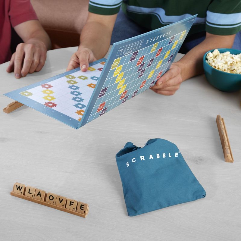 Jucarii, Copii si Bebe - Jucarii si jocuri - Jocuri si puzzle - Jocuri de societate - Joc scrabble 2 in 1 din lemn in limba engleza - Infinity.ro