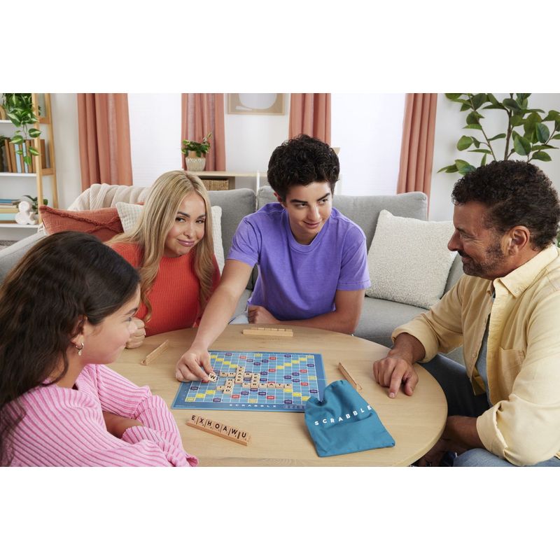 Jucarii, Copii si Bebe - Jucarii si jocuri - Jocuri si puzzle - Jocuri de societate - Joc scrabble 2 in 1 din lemn in limba engleza - Infinity.ro