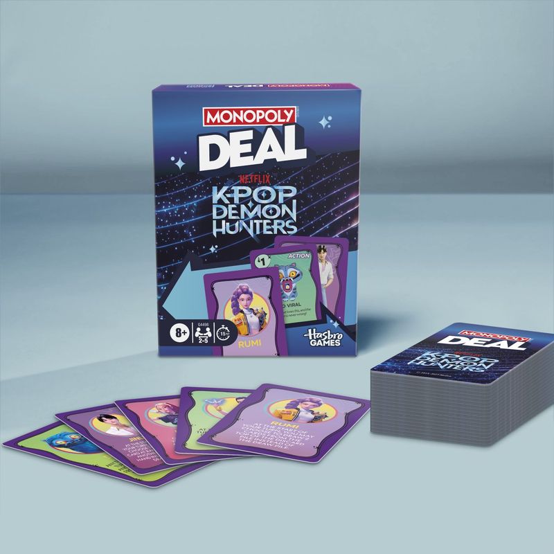 Jucarii, Copii si Bebe - Jucarii si jocuri - Jocuri si puzzle - Jocuri de societate - Joc monopoly deal vanatori de demoni k Pop in limba engleza - Infinity.ro