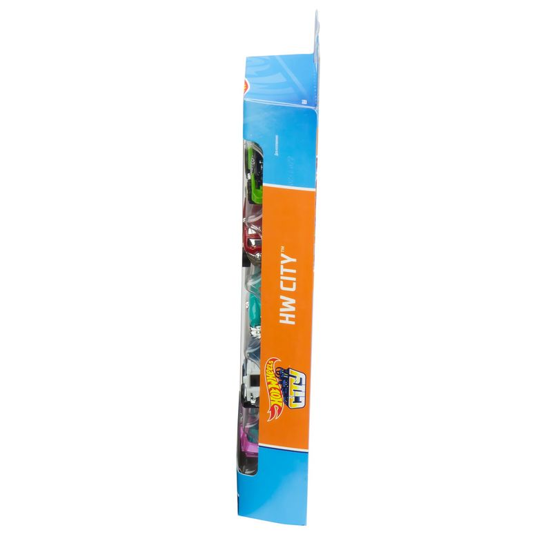 Jucarii, Copii si Bebe - Jucarii si jocuri - Vehicule si jucarii cu telecomanda - Masinute - Set 5 masini Hot Wheels City - Infinity.ro
