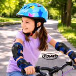 Sport si Outdoor - Echipament Sportiv - Accesorii echipament sportiv - Casti de protectie - Set Protectie pentru Copii FIXATO 7 in 1, Casca pentru 3-15 ani, Genunchiere, Cotiere, Aparatori Incheieturi, albastru - XS - Infinity.ro