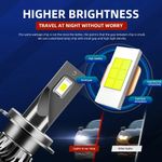 Auto si Moto - Electrice auto - Iluminare si semnalizare - Becuri auto - Set 2 Becuri LED H7 70W P1C 9000lm Chip LED CSP TX3570, Radiator din aluminiu, Premium - Infinity.ro