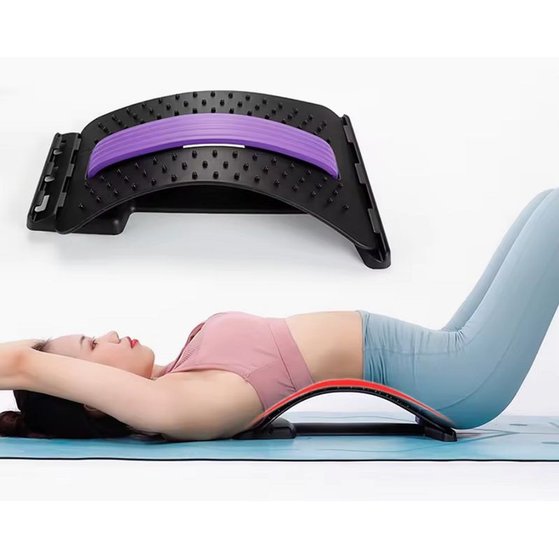 Ingrijire personala si Cosmetice - Sanatate si wellness - Aparate medicale - Suporturi ortopedice si orteze - Aparat de masaj, reglabil, pentru relaxare si corectare spate, 3 niveluri de ajustare - Infinity.ro