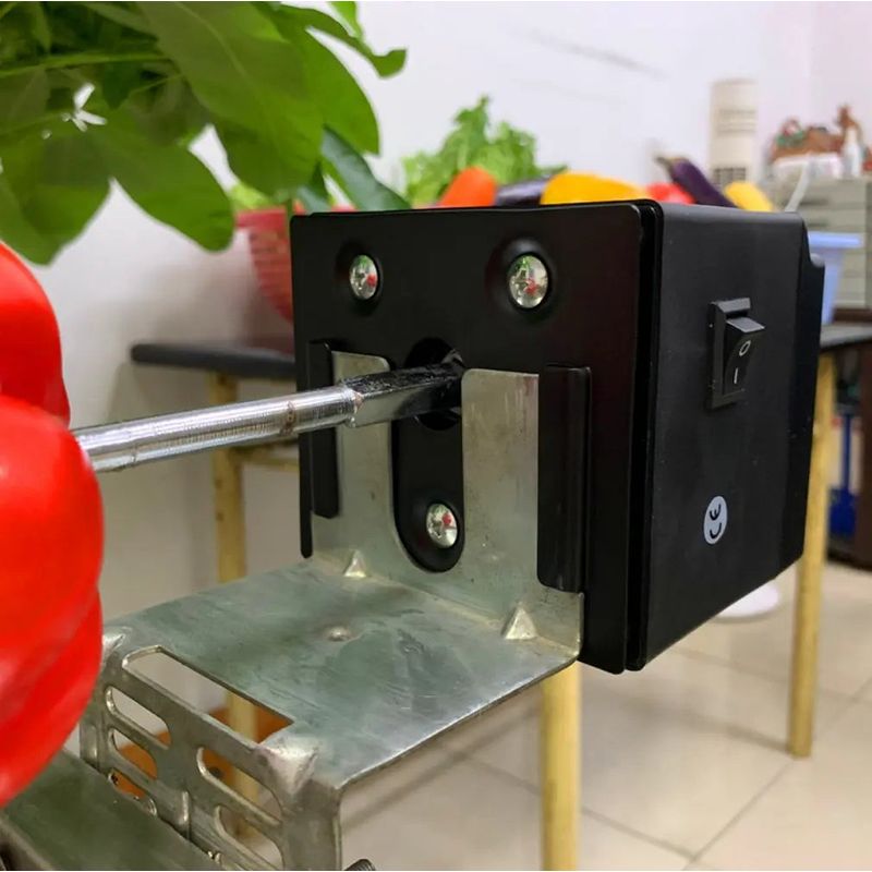 Casa si Gradina - Gradina si terasa - Gratare si accesorii - Accesorii gratare - Motor rotisor, BESEDER, alimentare USB/Baterii, 2-3,5 RPM, pentru gratar, Model FD605A, 25KG - Infinity.ro