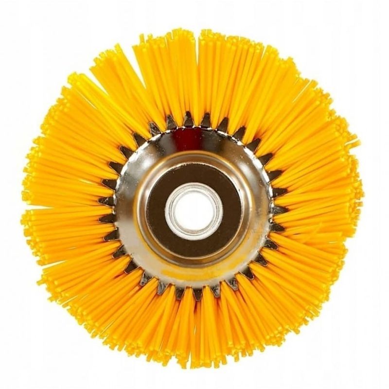 Casa si Gradina - Gradinarit si plante - Utilaje gradina - Consumabile si accesorii utilaje de gradina - Disc perie matura motocoasa 6'' 150 mm, galben - Infinity.ro