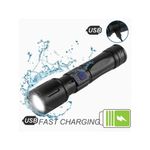 Casa si Gradina - Corpuri si surse de iluminat - Iluminat exterior - Lanterne - Lanterna Profesionala cu LED XHP100 si Zoom Telescopic, Incarcare USB, Corp din Aliaj de Aluminiu - Infinity.ro