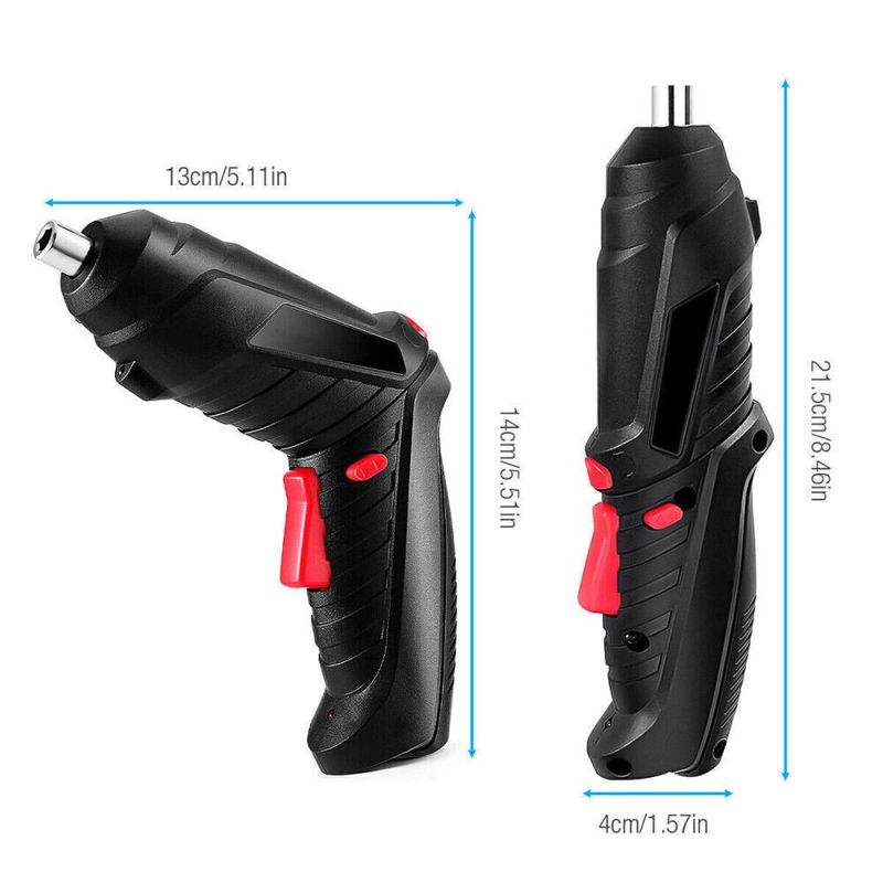 Casa si Gradina - Constructii - Scule electrice si accesorii - Masini de gaurit si insurubat - Set burghie si surubelnita electrica fara fir multifunctional 15 piese, LED, incarcare USB - Infinity.ro