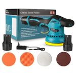 Auto si Moto - Intretinere auto - Masini de polisat si accesorii - Aparat Polish Auto, 2 Acumulatori 36V, Fara Fir, Portabil, 2500-5000 Rpm, 8 viteze, Discuri Incluse - Infinity.ro