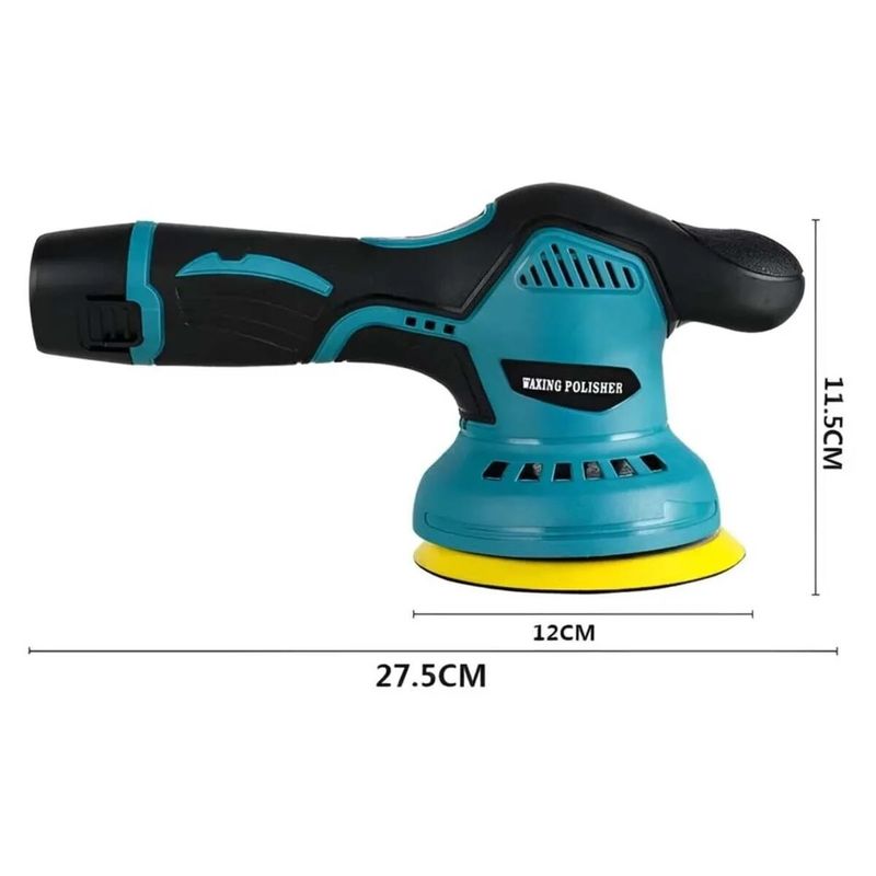 Auto si Moto - Intretinere auto - Masini de polisat si accesorii - Aparat Polish Auto, 2 Acumulatori 36V, Fara Fir, Portabil, 2500-5000 Rpm, 8 viteze, Discuri Incluse - Infinity.ro